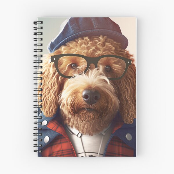 Item preview, Goldendoodle Hipster Dog designed and sold by Valro.