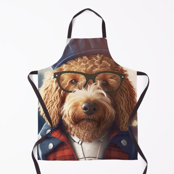 Item preview, Goldendoodle Hipster Dog designed and sold by Valro.