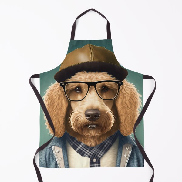 Item preview, Goldendoodle Hipster Dog designed and sold by Valro.