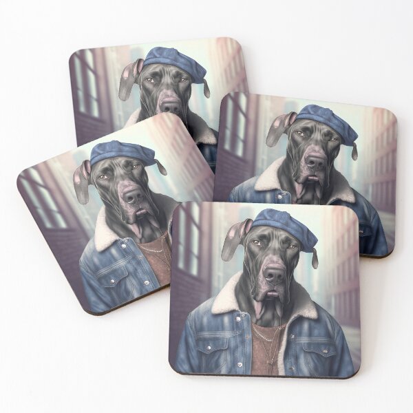 Item preview, Great Dane Hipster Dog designed and sold by Valro.