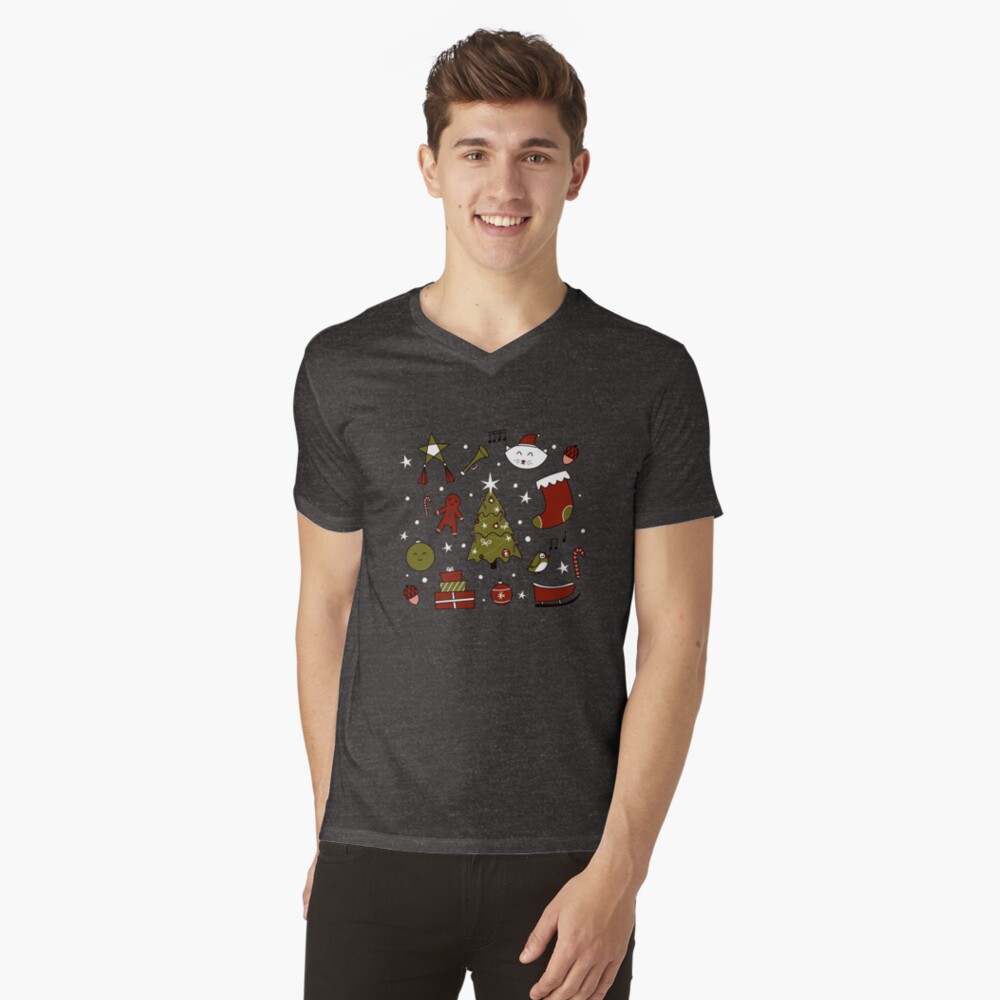 Item preview, V-Neck T-Shirt designed and sold by cartoonbeing.
