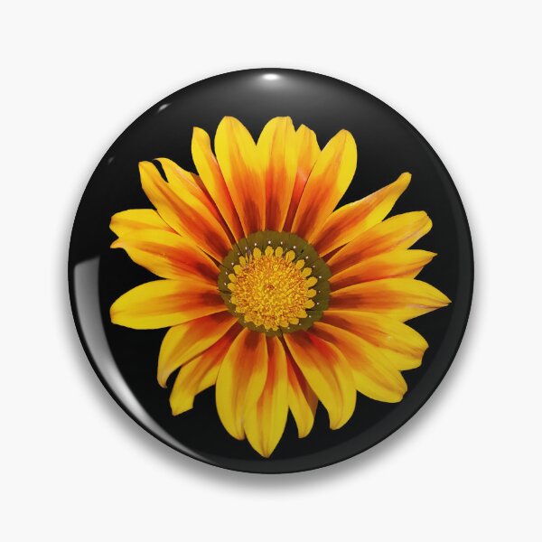 Item preview, Gazania linearis yellow flower pattern designed and sold by ArlacV.