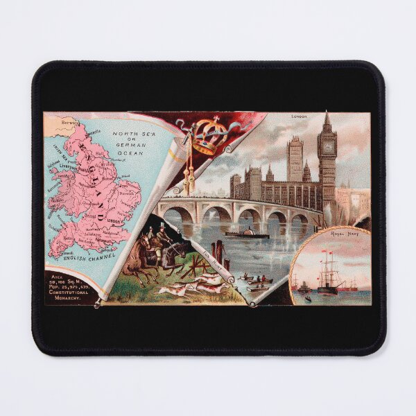 Item preview, Beautiful Vintage Print England 1889 designed and sold by Julio Benitez.