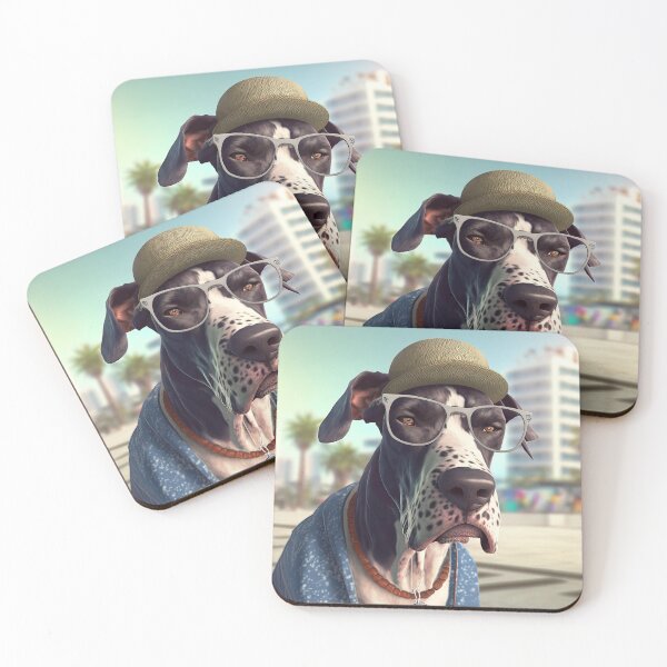 Item preview, Great Dane Hipster Dog designed and sold by Valro.