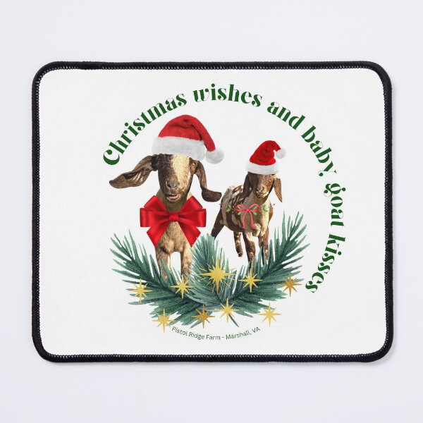 Item preview, Christmas Wishes | Holiday Goats | Christmas Goats | Cute Goats designed and sold by PistolRidgeFarm.