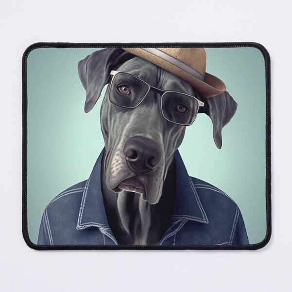 Item preview, Great Dane Hipster Dog designed and sold by Valro.