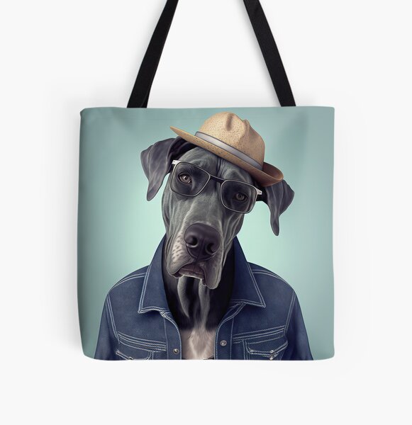 Dog Party Canvas Book Tote