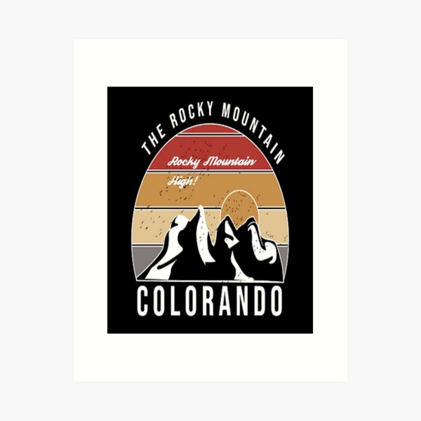 Aperçu de l'œuvre La Montagne Rocheuse - Rocky Mountain High ! - Colorado créée et vendue par mturns57.