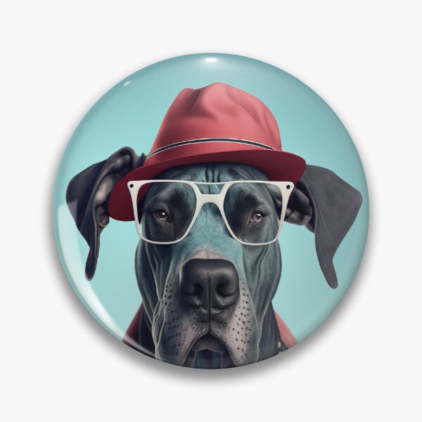 Item preview, Great Dane Hipster Dog designed and sold by Valro.