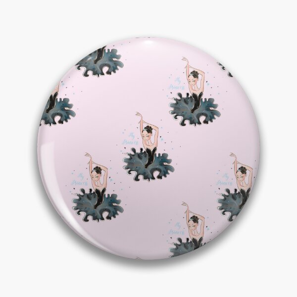 Item preview, Beautiful pink ballet dancer pattern designed and sold by reka88.