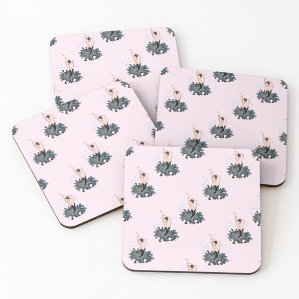 Item preview, Beautiful pink ballet dancer pattern designed and sold by reka88.