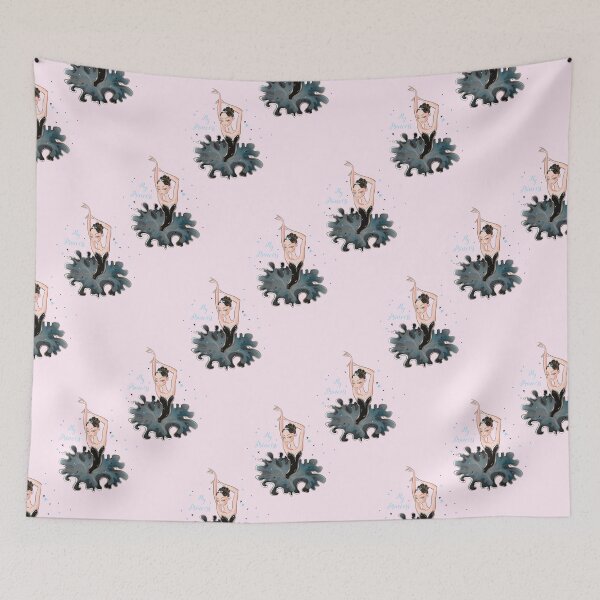 Item preview, Beautiful pink ballet dancer pattern designed and sold by reka88.