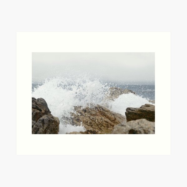 La fuerza del mar Lámina artística