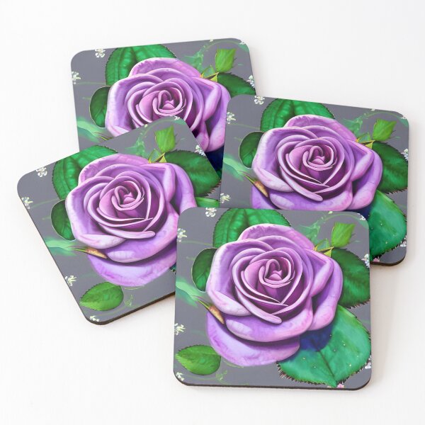 Item preview, Watercolour Rose Artwork designed and sold by The Love Quill.