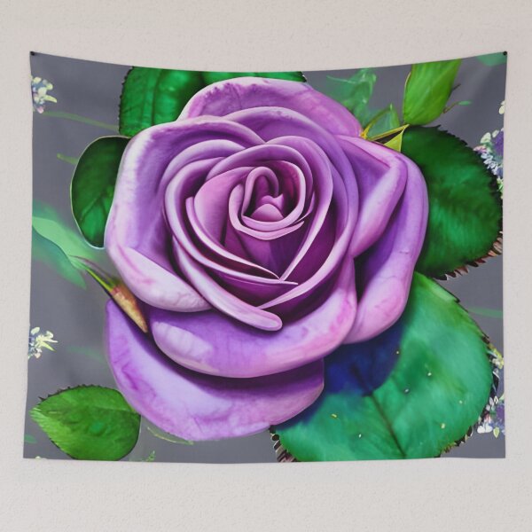 Item preview, Watercolour Rose Artwork designed and sold by The Love Quill.