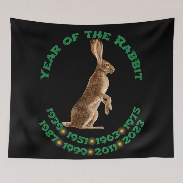 Item preview, Year of the Rabbit, Chinese Zodiac 2023, Hare  designed and sold by Batty4Boba.