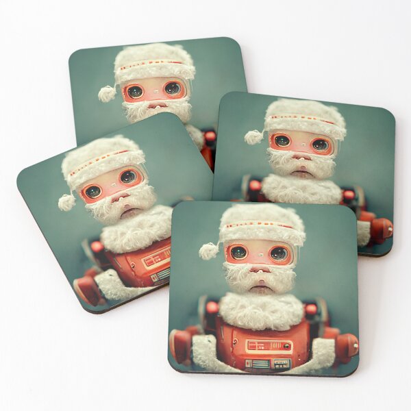 Item preview, Cute Small Santa Robot designed and sold by Artsytee Lab.