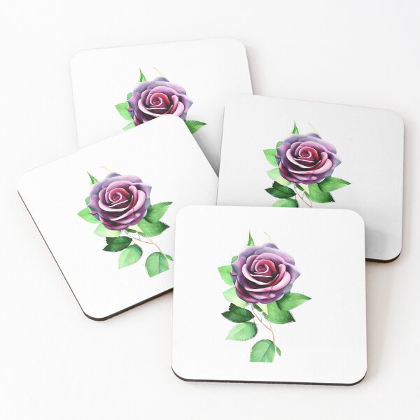 Item preview, Watercolour Rose Artwork designed and sold by The Love Quill.