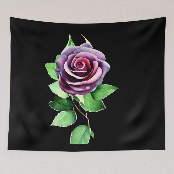 Item preview, Watercolour Rose Artwork designed and sold by The Love Quill.