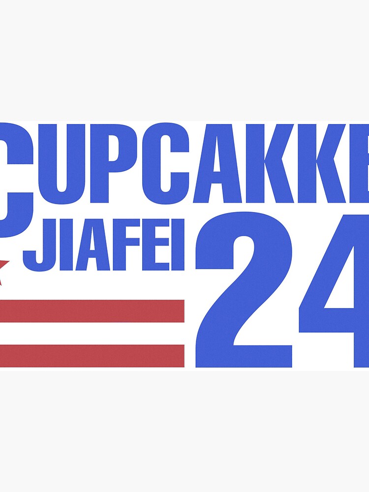 CupcakKe Jiafei Presidential Campaign Sticker for Sale by KweenFlop