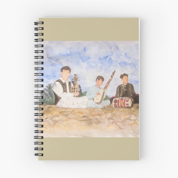 Item preview, Balochi Musicians Watercolor designed and sold by TurnipWilson.