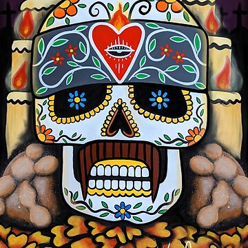 Artwork thumbnail, Cholo Sugar Skull by VirafuentesArt
