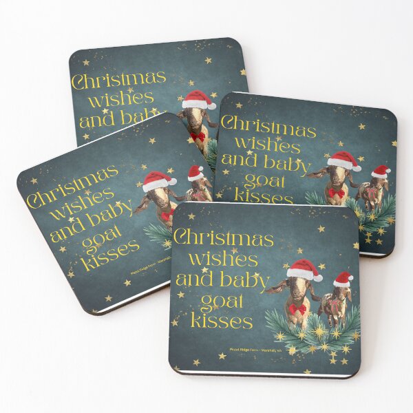 Item preview, Christmas Wishes | Holiday Goats | Christmas Goats | Cute Goats designed and sold by PistolRidgeFarm.