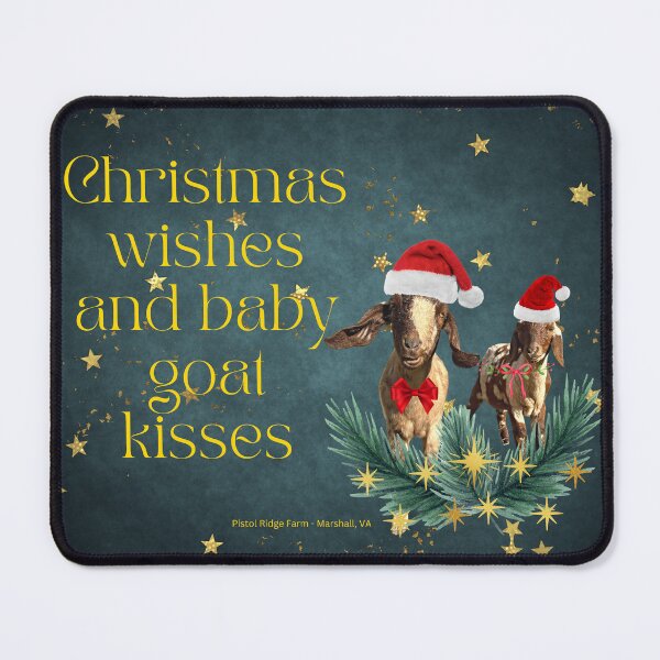 Item preview, Christmas Wishes | Holiday Goats | Christmas Goats | Cute Goats designed and sold by PistolRidgeFarm.