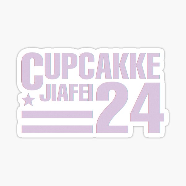 CupcakKe Jiafei Presidential Campaign Sticker for Sale by KweenFlop