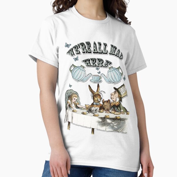 Item preview, Alice in Wonderland Mad Tea Party We're All Mad Here designed and sold by Intheframeshop.