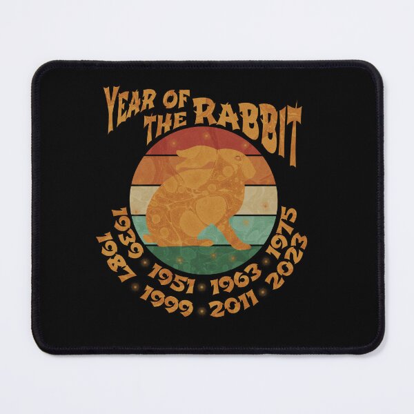 Item preview, Year of the Rabbit, Chinese Zodiac 2023, sunset designed and sold by Batty4Boba.