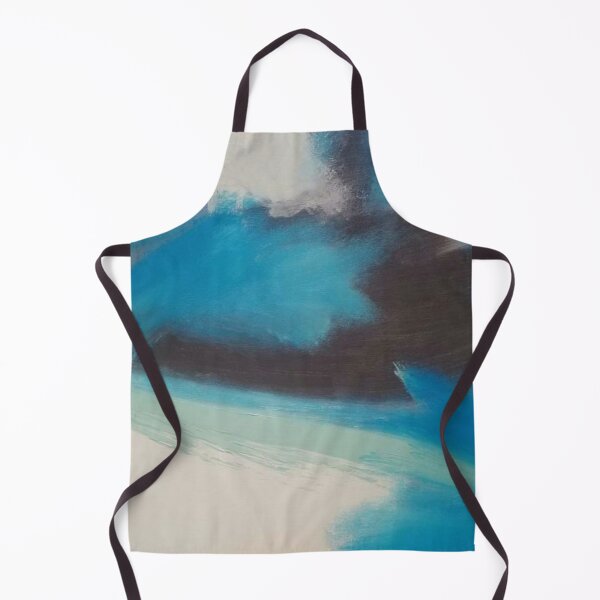 Item preview, "IMAGINE" Original Artwork in Neutral Teals and Browns designed and sold by RagWeasel.