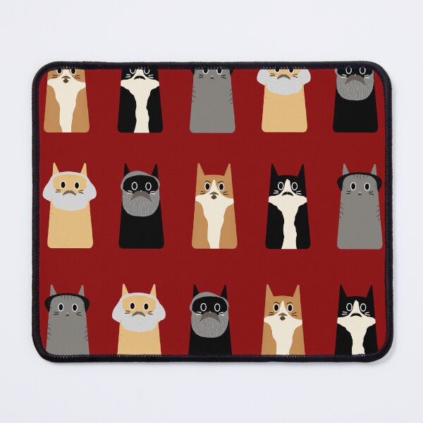 Item preview, The Five Heads (Cat Version) designed and sold by BluebellPainter.