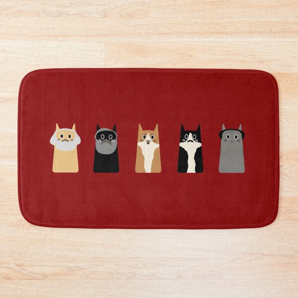 Item preview, The Five Heads (Cat Version) designed and sold by BluebellPainter.