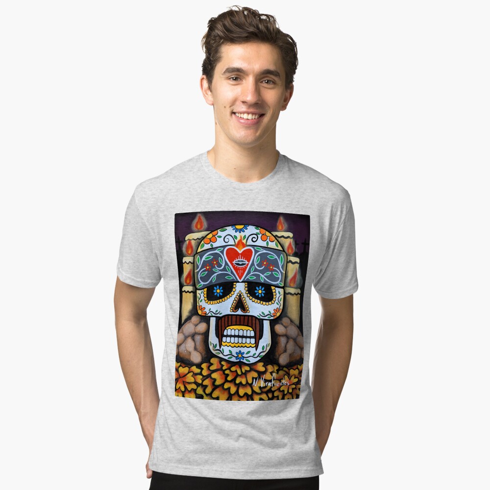 Item preview, Tri-blend T-Shirt designed and sold by VirafuentesArt.