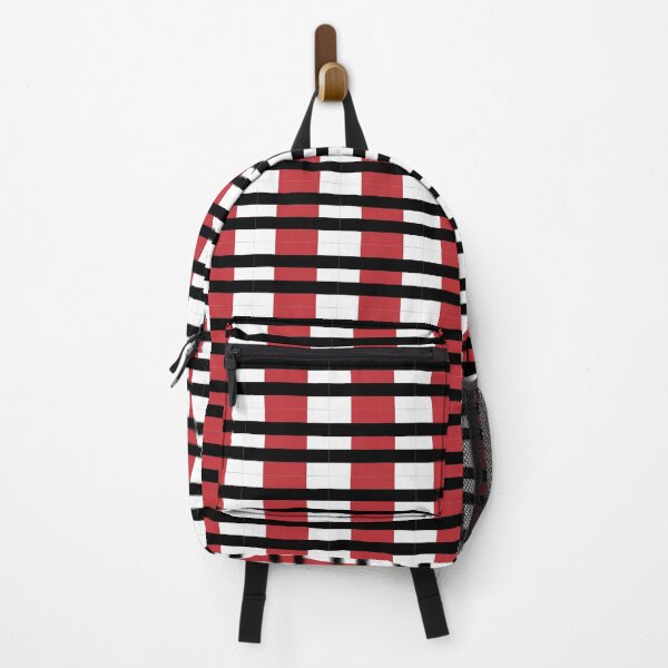 Item preview, Black Bars, White Stripes, and Aztec Red, EZonTHEi designed and sold by EZonThei.