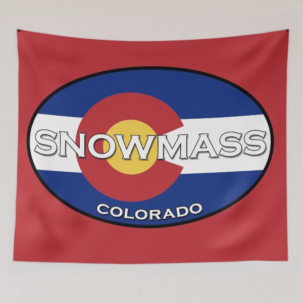 Item preview, Snowmass Village - Apsen Colorado - State Flag design! designed and sold by NewNomads.