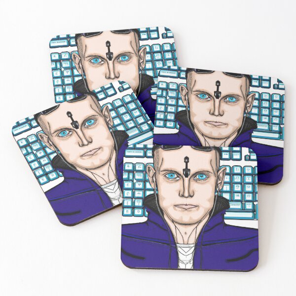Item preview, Menacing Cyberpunk Futuristic Hacker designed and sold by Artsytee Lab.