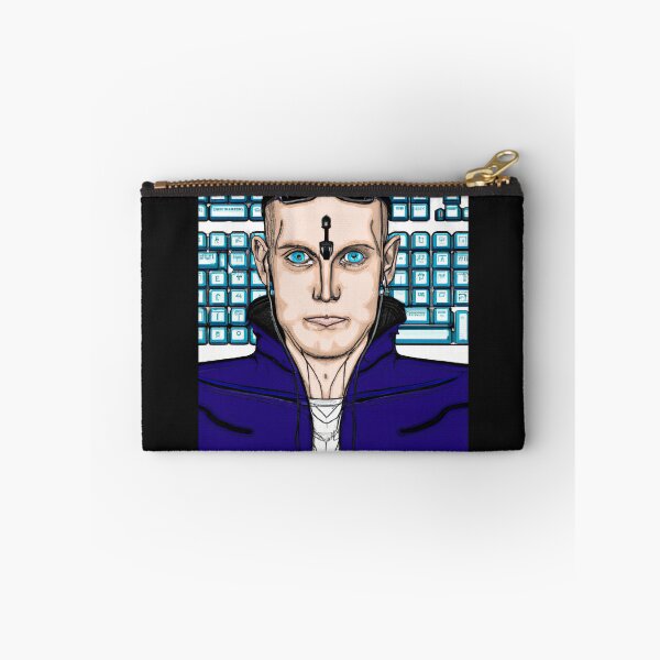 Item preview, Menacing Cyberpunk Futuristic Hacker designed and sold by Artsytee Lab.