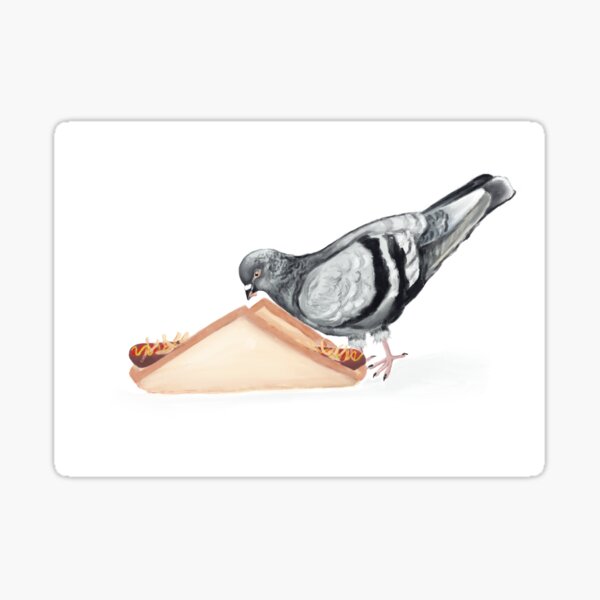 Pigeon à la saucisse de la démocratie Sticker