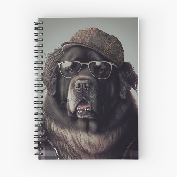 Item preview, Newfoundland Hipster Dog designed and sold by Valro.