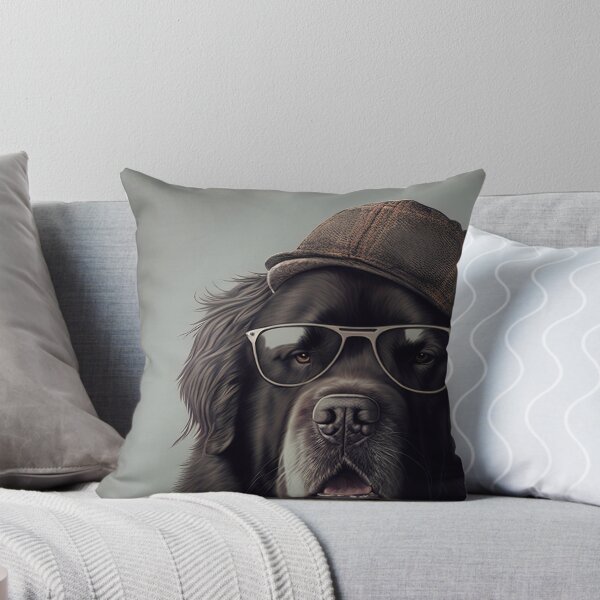 Item preview, Newfoundland Hipster Dog designed and sold by Valro.