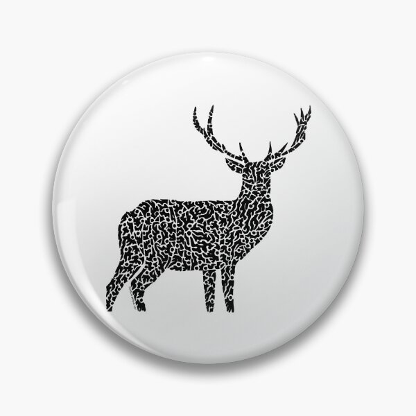 Item preview, Deer (black) designed and sold by aureliart66.