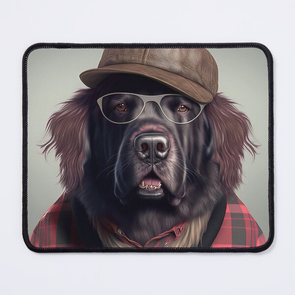 Item preview, Newfoundland Hipster Dog designed and sold by Valro.