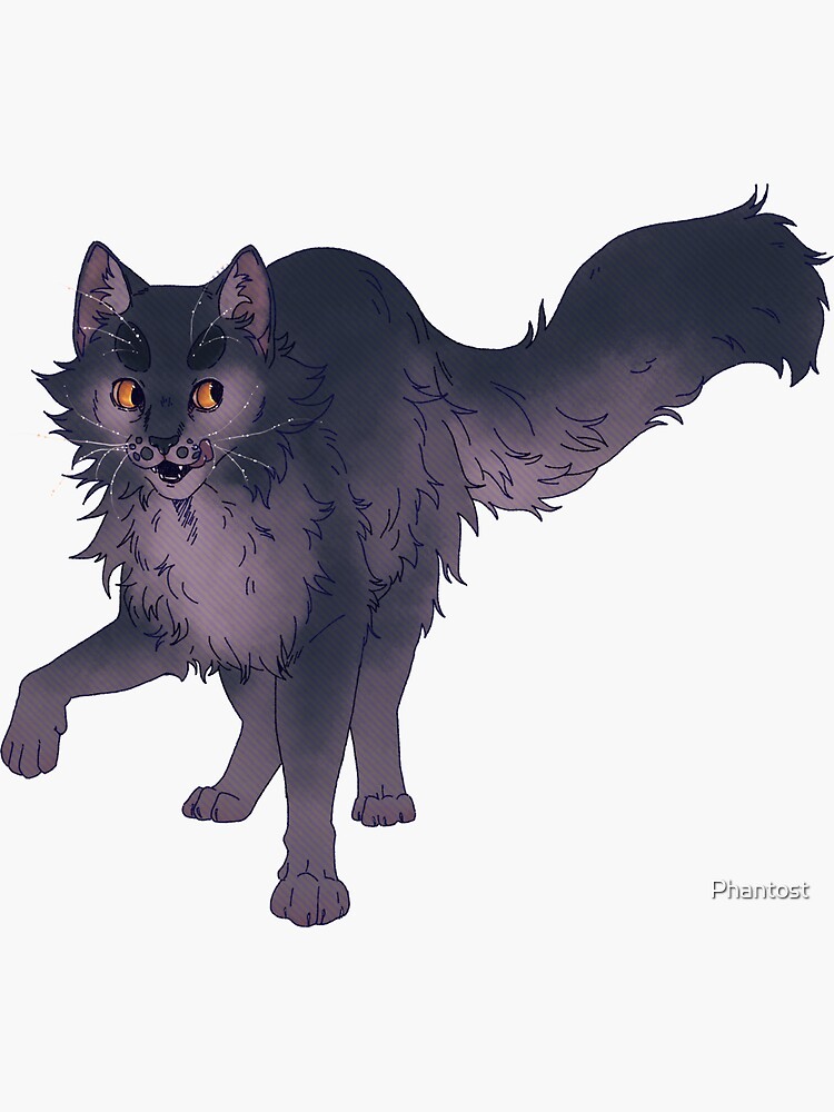 Warrior Cats Ravenpaw Sticker for Sale by Keef-Korner