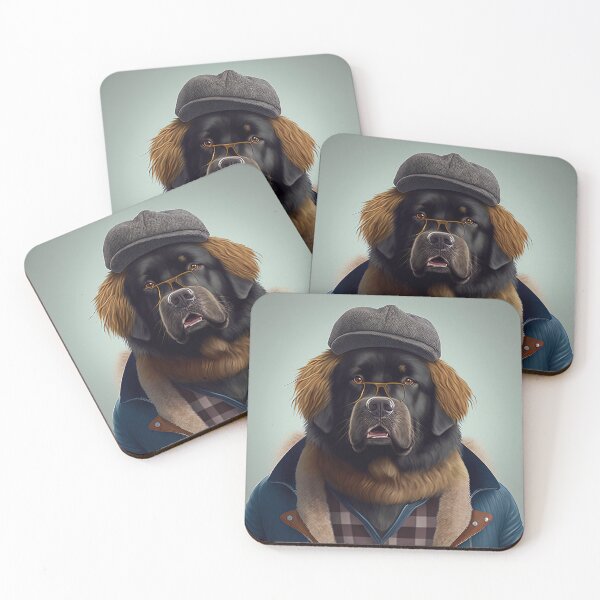 Item preview, Newfoundland Hipster Dog designed and sold by Valro.