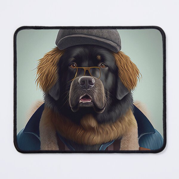 Item preview, Newfoundland Hipster Dog designed and sold by Valro.