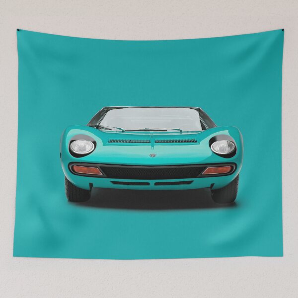 Artikelvorschau, 1971 Lamborghini Miura P400 S - Türkis entworfen und verkauft von boltjesdesign.