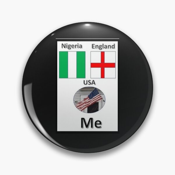 Item preview, Nigeria England USA Me Alfreidia designed and sold by Alfreidia Flowers.