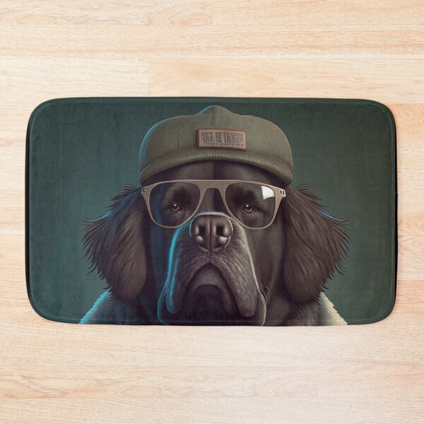 Item preview, Newfoundland Hipster Dog designed and sold by Valro.